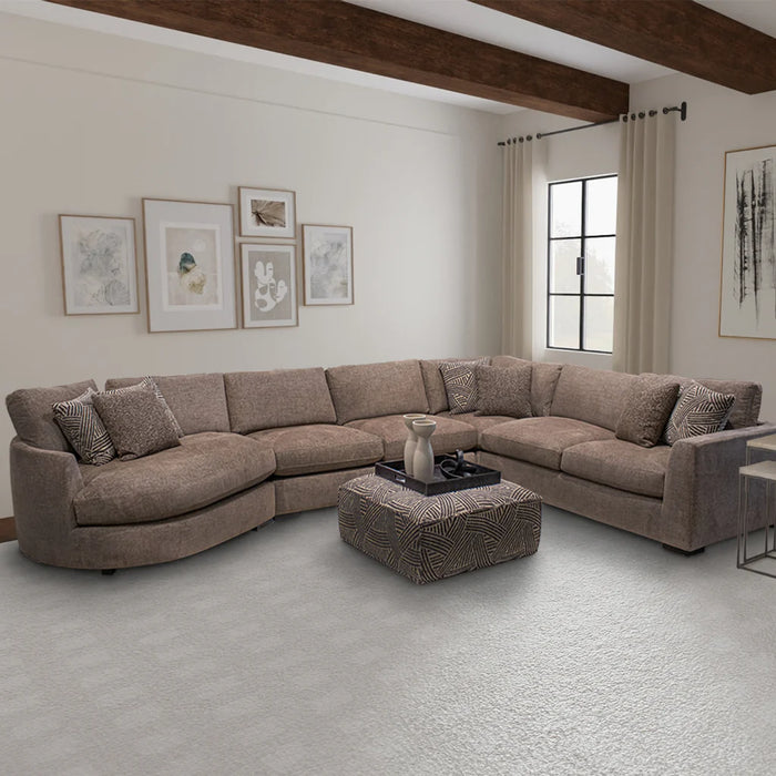 Alistair 4pc Sectional w/Bumper Chaise