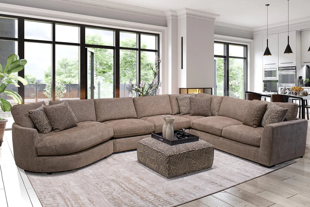 Alistair 4pc Sectional w/Bumper Chaise