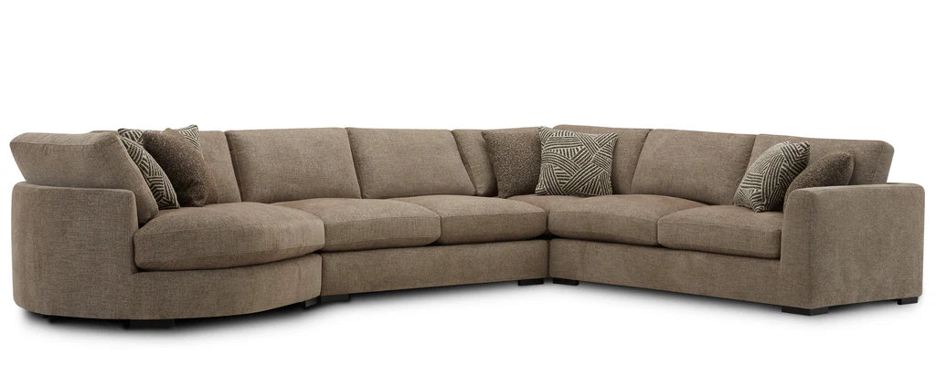 Alistair 4pc Sectional w/Bumper Chaise