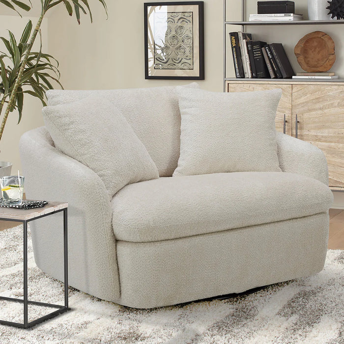 Boomer Oversized Cozy Swivel Chair